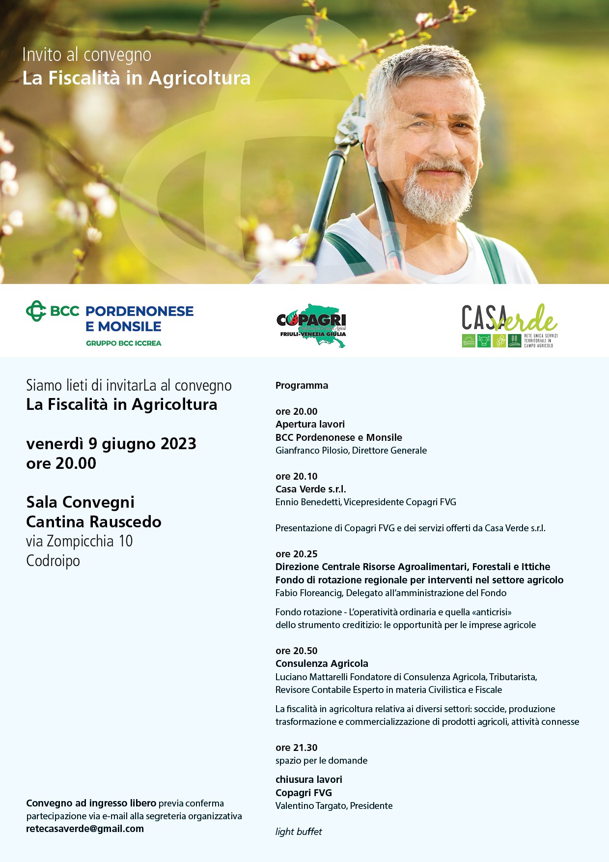 programma fiscalità agricoltura